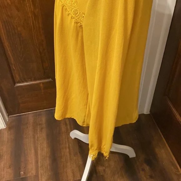 A New Day mustard yellow long sleeve blouse. - Picture 5 of 7